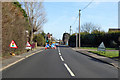 Road works, Thorpe Road, Kirby Cross