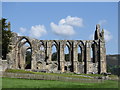 SE0754 : Ruin of St Mary's priory, Bolton Abbey by Bill Harrison