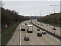 TQ2352 : M25 motorway near Reigate by Malc McDonald
