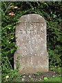 Old Milestone near Mostyn House School, Parkgate, Neston parish