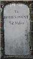 Old Milestone by the B4312, Monument Hill, Carmarthen parish