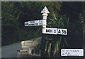 Old Direction Sign - Signpost by the A36, Warminster Road, Bathampton parish