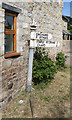 Old Direction Sign - Signpost in Shoreditch, Stoke St Mary parish