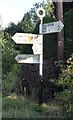 Old Direction Sign - Signpost by Delves Lane, Egton parish