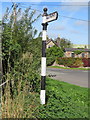 Old Direction Sign - Signpost by Keepers Lane, Storeton