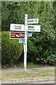 Old Direction Sign - Signpost by Rearsby Road, Thrussington