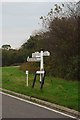 Old Direction Sign - Signpost by the B2112, Ditchling Road