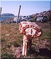 Old Milestone by the A849, Fionnphort, Kilfinichen and Kilvickeon parish