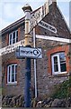 Direction Sign - Signpost on Main Road in Hutton