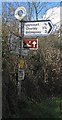 Old Direction Sign - Signpost near Bagginswood, Stottesdon parish