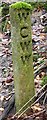 Old Boundary Marker by Ryburn Reservoir, Ripponden parish