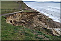 SZ2692 : Path erosion en route to Hordle Cliff by David Martin