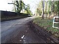 Looking along Chequers Lane