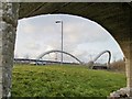 NU2311 : Bridge across the Aln at Lesbury by Chris Morgan