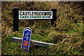 Conflicting spelling of Castleroddy on road sign