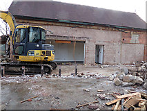 SO8754 : Worcestershire Royal Hospital - demolition by Chris Allen