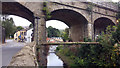 SE0125 : Cragg Brook downstream of the railway viaduct, Mytholmroyd by Phil Champion