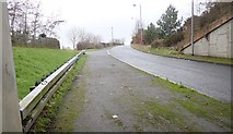 J0720 : The Newtown Road emerging Northwards from the A1 underpass by Eric Jones