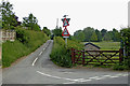 Mill Lane south-west of Audlem in Cheshire