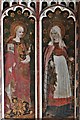 TG3421 : Barton Turf, St. Michael's Church: The rood screen, 'St. Apollonia and St. Citha' by Michael Garlick