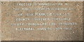 NS9846 : Sir John Mann - memorial inscription by M J Richardson