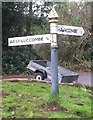 Old Direction Sign - Signpost by Doverhay, Porlock parish