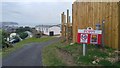 SZ0278 : Public footpath through Swanage Bay View Holiday Home Park by Phil Champion