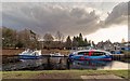 NH3709 : Loch Ness tour boats moored at Fort Augustus by valenta