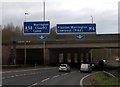 The M56 slip road to the M6