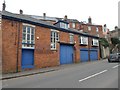 Former garage with ghost sign, Crediton