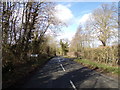 TM2669 : Entering Brundish on B1118 Framlingham Road by Geographer