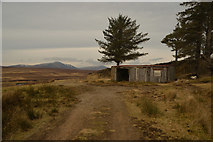 NC7619 : Bothy at Strath Skinsdale, Sutherland by Andrew Tryon