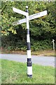 Old Direction Sign - Signpost by Manley Road