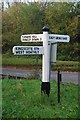 Old Direction Sign - Signpost by the B2110, Turner