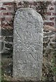 SO1195 : Old Milestone by Highgate, Newtown and Llanllwchaiarn parish by Milestone Society