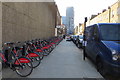 Rental bikes on Starcross Street