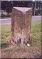 Old Milestone by Greenhill Road, Huddersfield parish