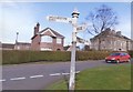 Old Direction Sign - Signpost by High Street, Rode Hill