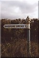 Old Direction Sign - Signpost by the B3148, Crossways Farm, Rimpton parish