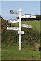 Old Direction Sign - Signpost by the B3224, Blagdon Cross, Cutcombe