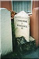 Old Milestone by West End, Redruth