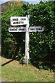 Old Direction Sign - Signpost by Cowbeech Road, Cowbeech