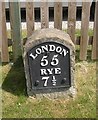 Old Milestone by the B2088, Rye Road, Northiam