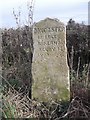 Old Milestone by the A19, Balne Moor, Womersley parish