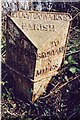 SO6148 : Old Milepost by the A465, Much Cowarne parish by Milestone Society