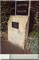 Old Boundary Marker by Faringdon Road, Kingston Bagpuize