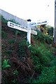 Old Direction Sign - Signpost by Pett Level Road, Cliff End