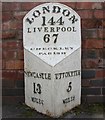 Old Milepost by the A522, Uttoxeter Road, Green Park, Checkley