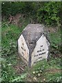 Old Milestone by the A4075, Newhouse, Llawhaden parish