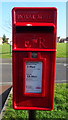 Close up, Elizabeth II postbox on Kirkwood Drive, Redcar